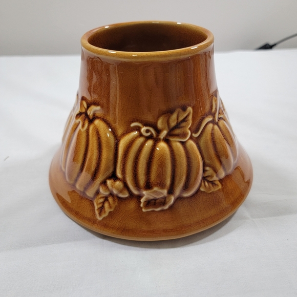 Yankee Candle Large Jar Topper Shade Fall Orange 3D Pumpkins - Picture 2 of 8